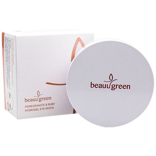 Маски-патчи увеличенного размера Beauugreen Pomegranate&ruby Hydrogel Eye Patch, 30 пар